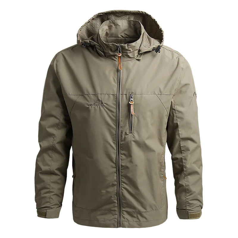 Versatile Outdoor Jacket  Military Style Windbreaker