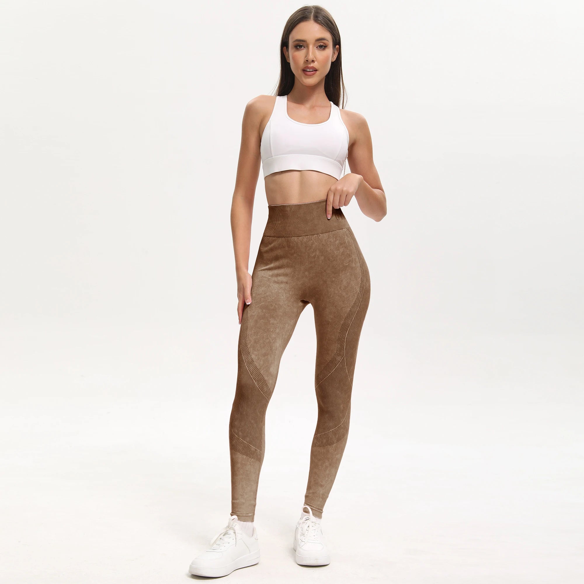 2-Pack Women’s High-Waisted Seamless Yoga Leggings