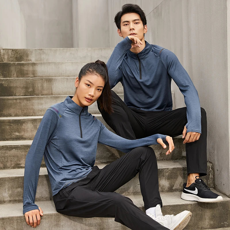 Unisex Long Sleeve Fitness Shirt  ﻿