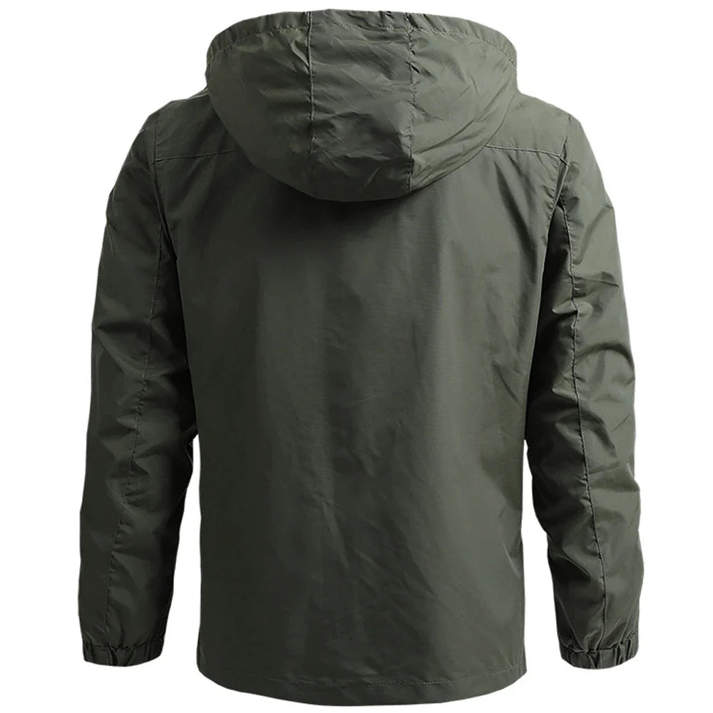 Versatile Outdoor Jacket  Military Style Windbreaker