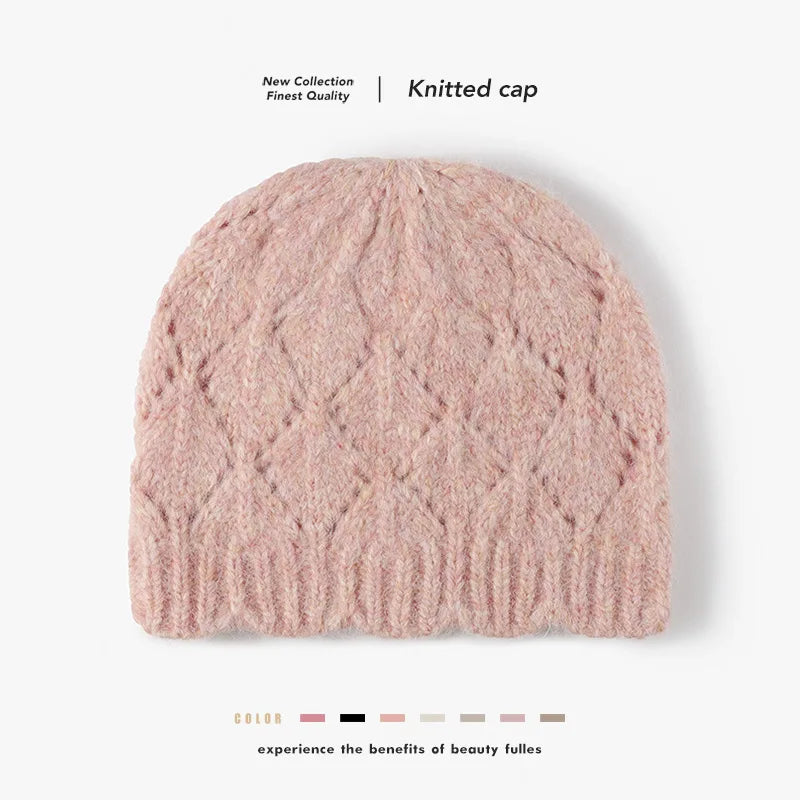 Women’s Thick Knit Jacquard Beanie