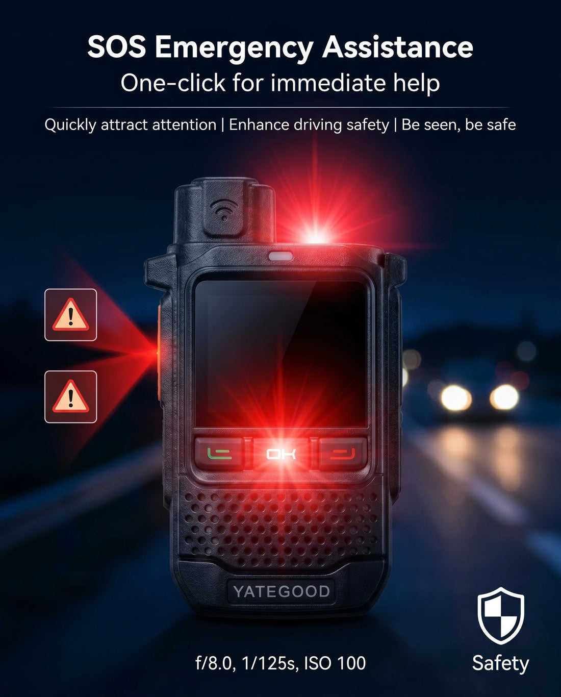 YATEGOOD Global G650 GPS 4G/5G Walkie Talkie