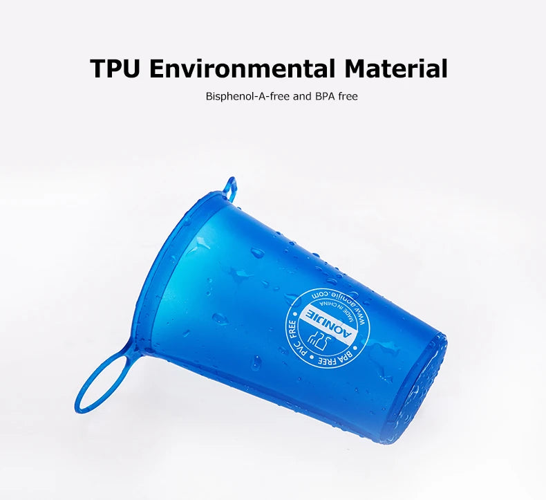 AONIJIE SD09 SD10 250ml 500ml Soft Flask Folding Collapsible Water Bottle