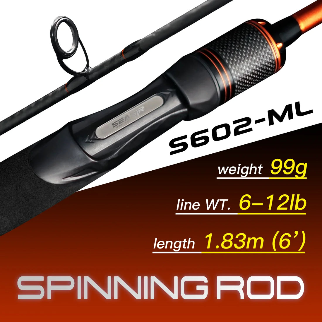 SEASIR Cast X Fishing Rod Carbon Fiber