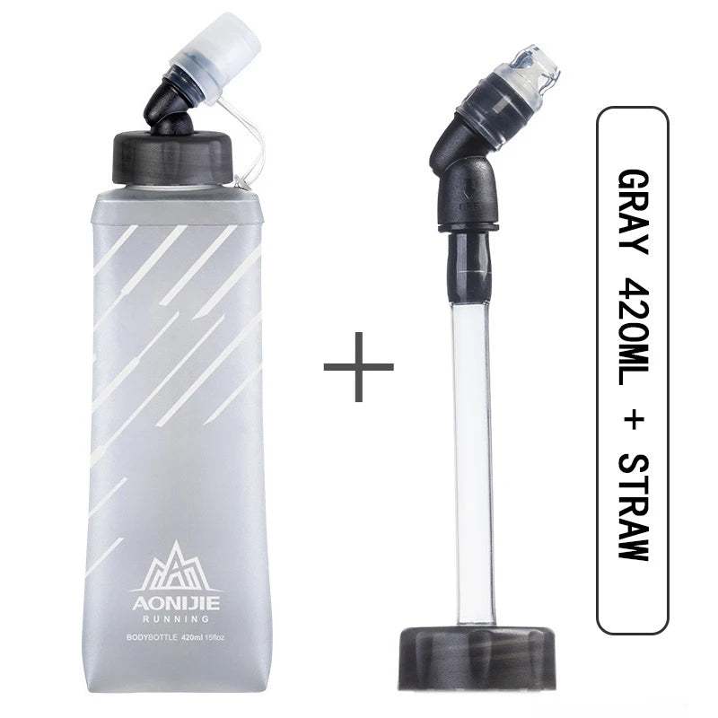 AONIJIE SD09 SD10 250ml 500ml Soft Flask Folding Collapsible Water Bottle