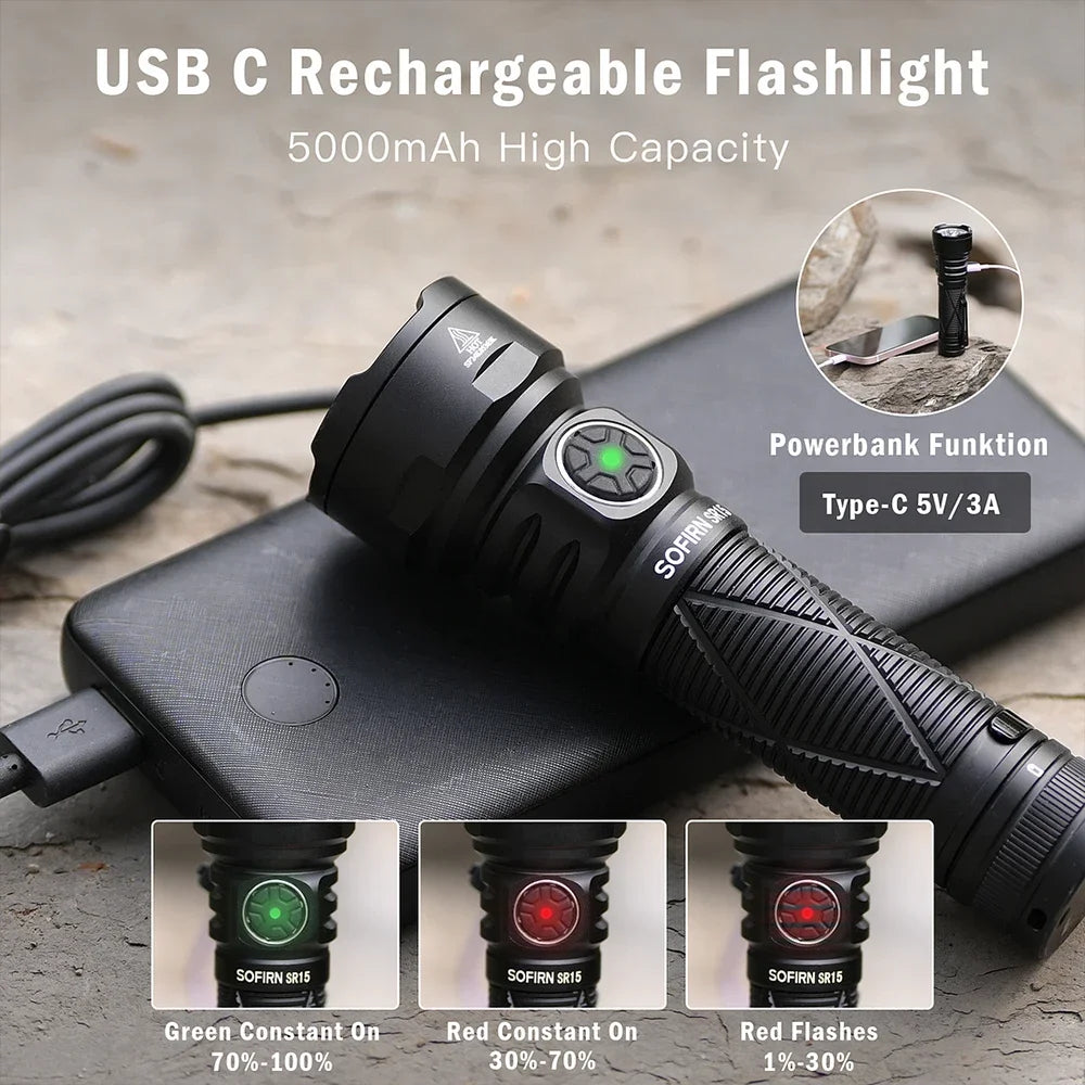Sofirn SR15 4500LM Flashlight