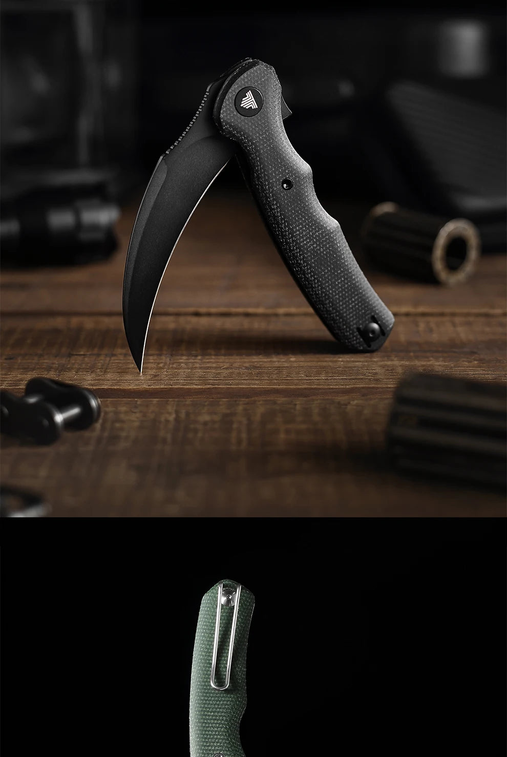 TRIVISA Lacerta Folding Pocket Knife