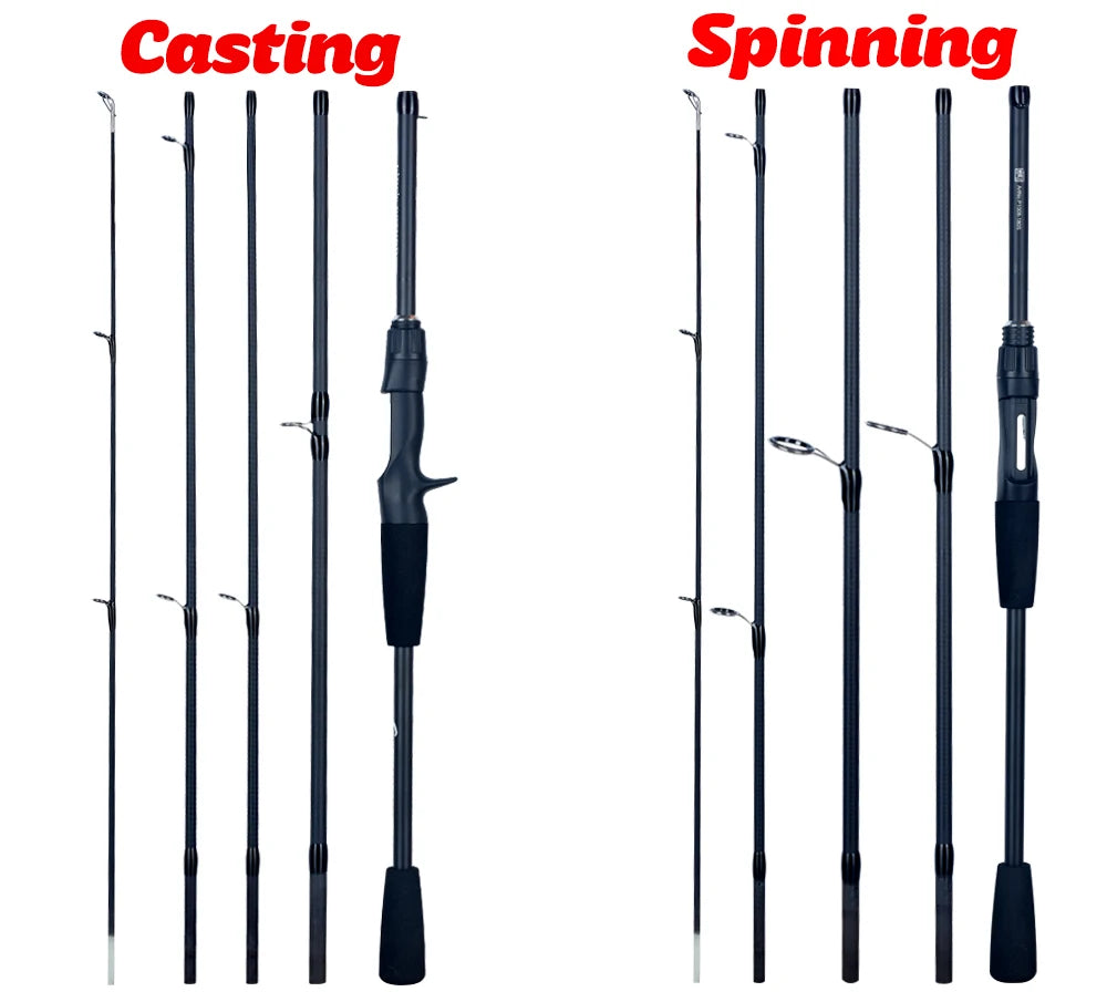 PHISHGER Spinning Baitcasting Fishing Rods