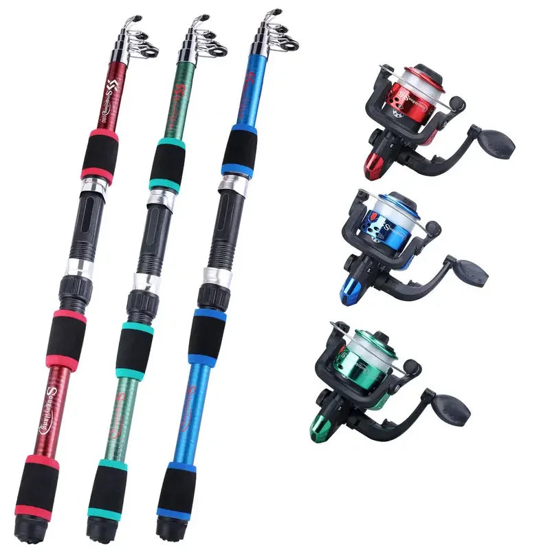 BRAVMACK Travel Telescopic Fishing Rod Full Kit