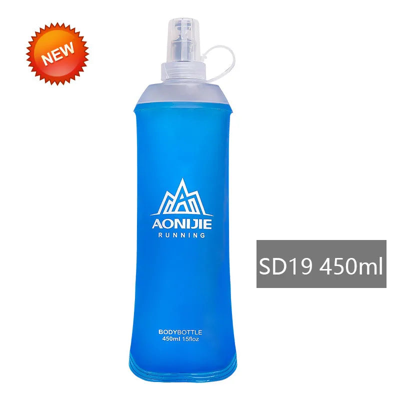 AONIJIE SD09 SD10 250ml 500ml Soft Flask Folding Collapsible Water Bottle
