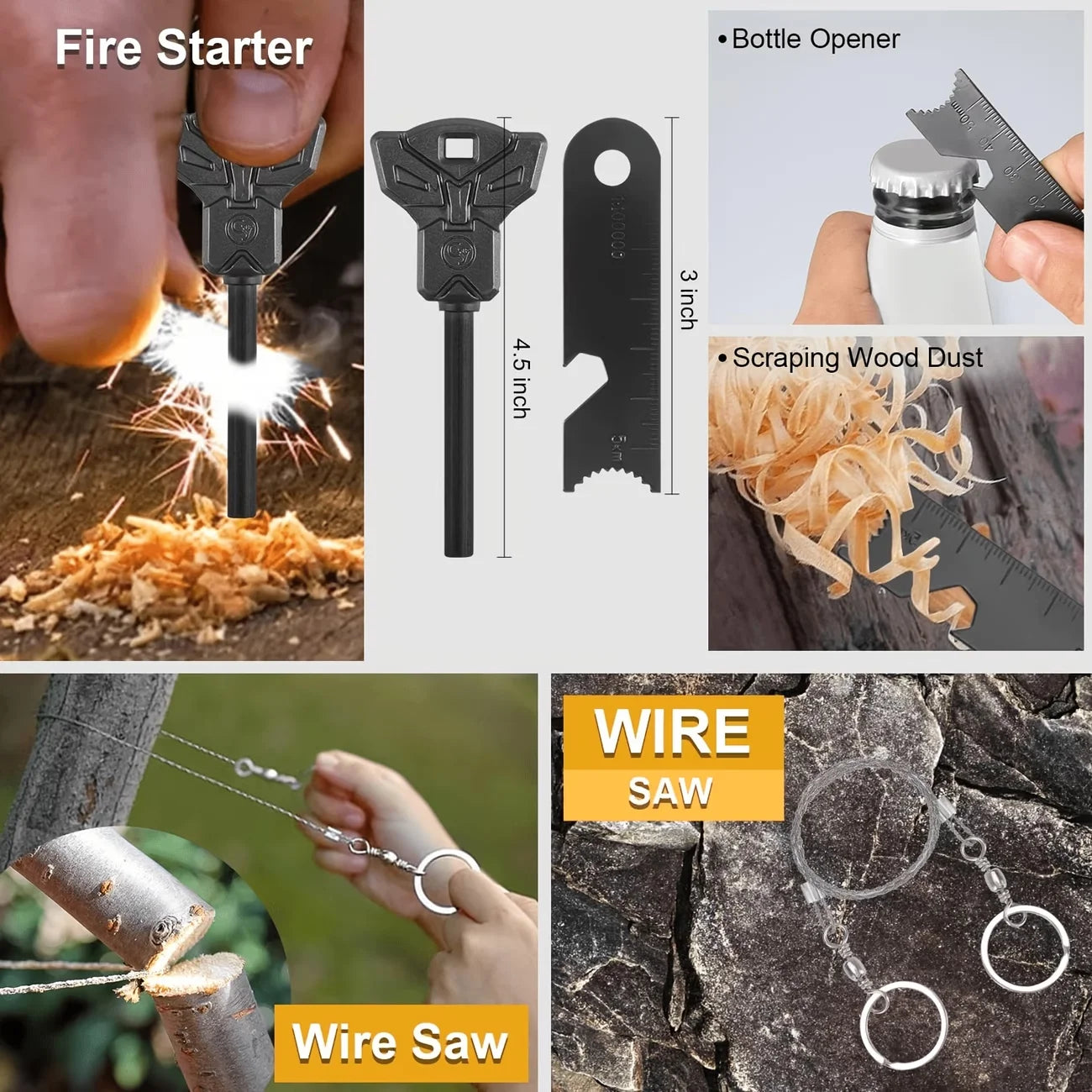 250-Piece Professional Survival Gear Set