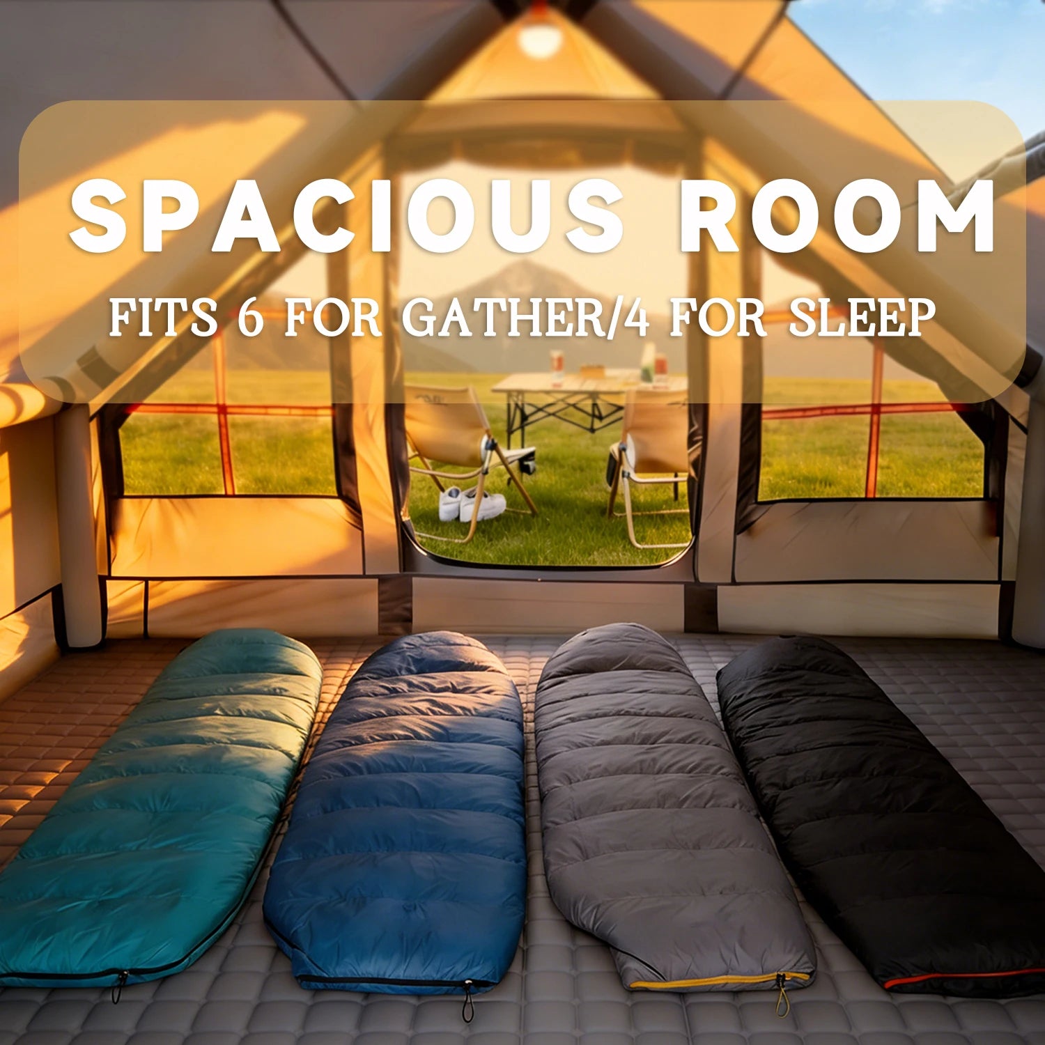 Easy Blow Up Glamping Tent