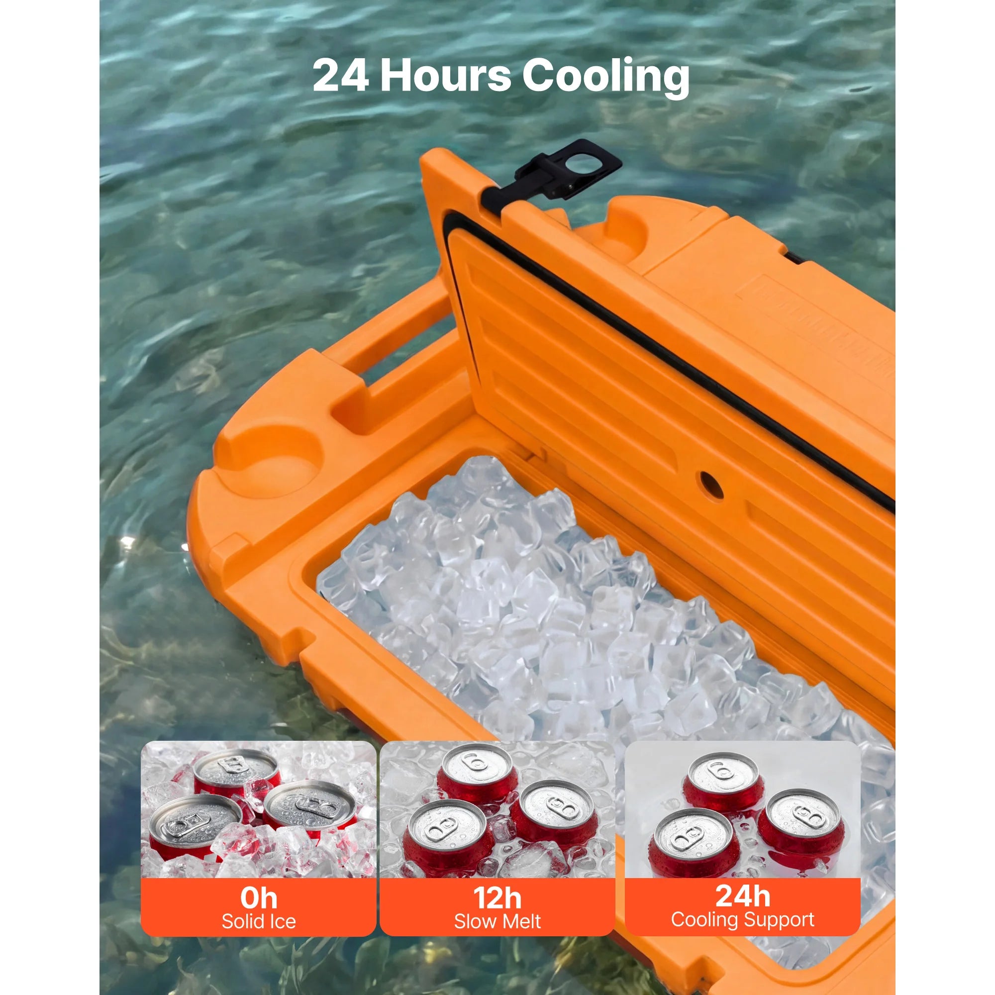 SucceBuy Floating Cooler 40QT