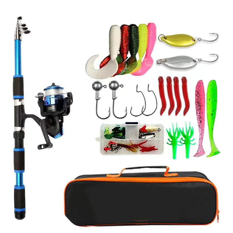 BRAVMACK Travel Telescopic Fishing Rod Full Kit