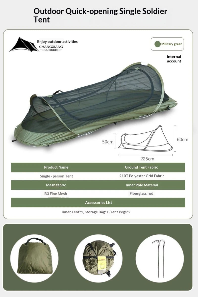 1 Person Ultralight Solo Bivy Tent