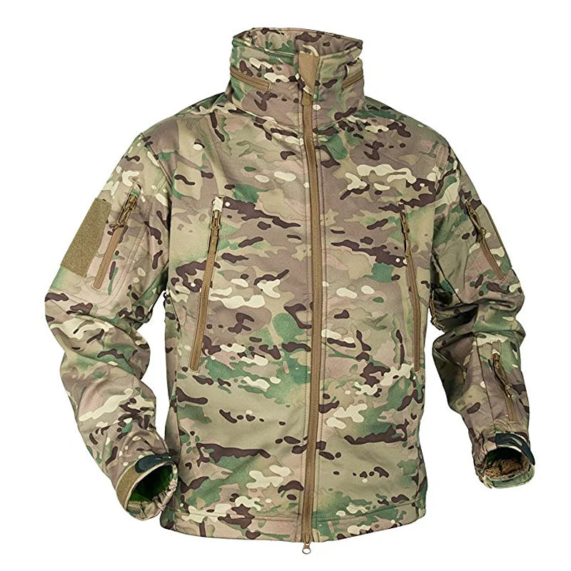 Men’s Camouflage Softshell Jacket