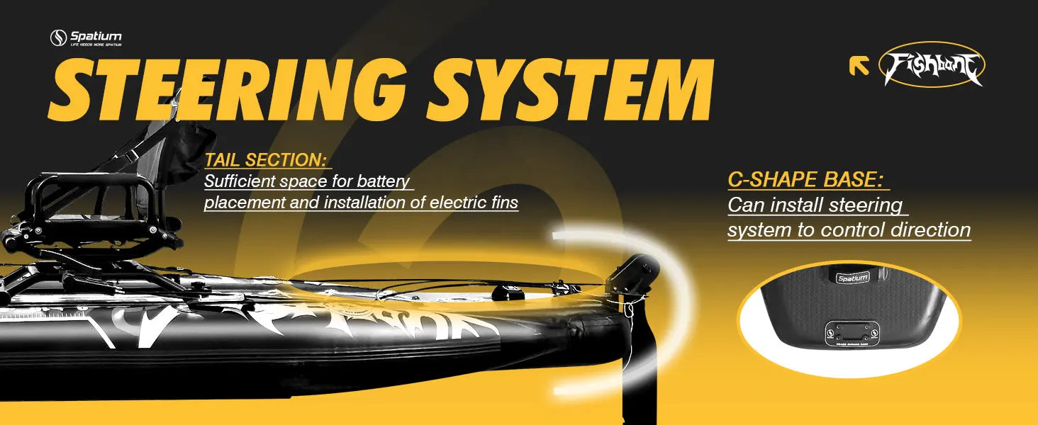 Spatium Fishing Kayak, Fishing Paddle Board