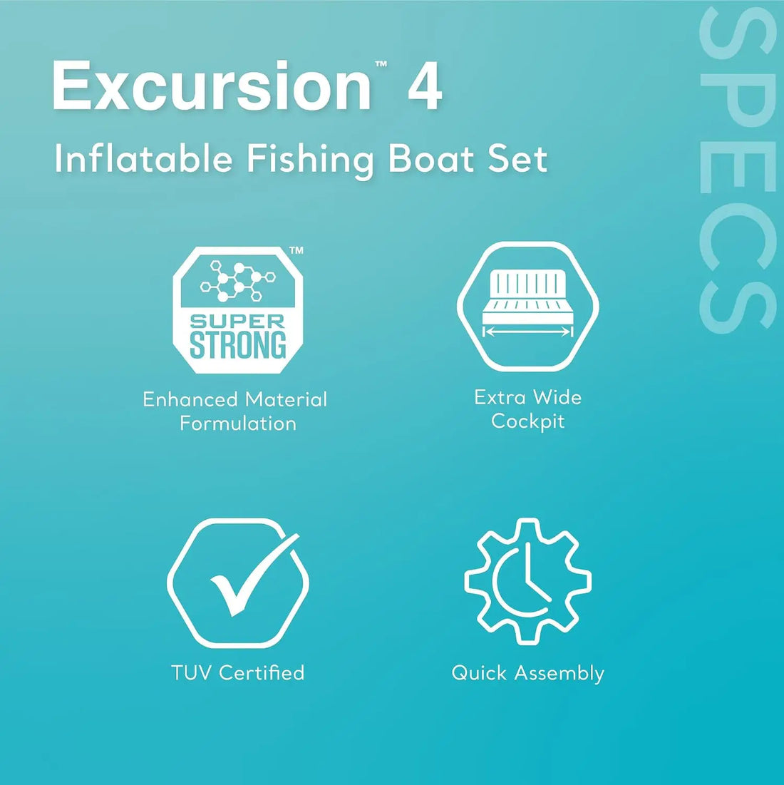 Intex Excursion 4 Inflatable Raft Set
