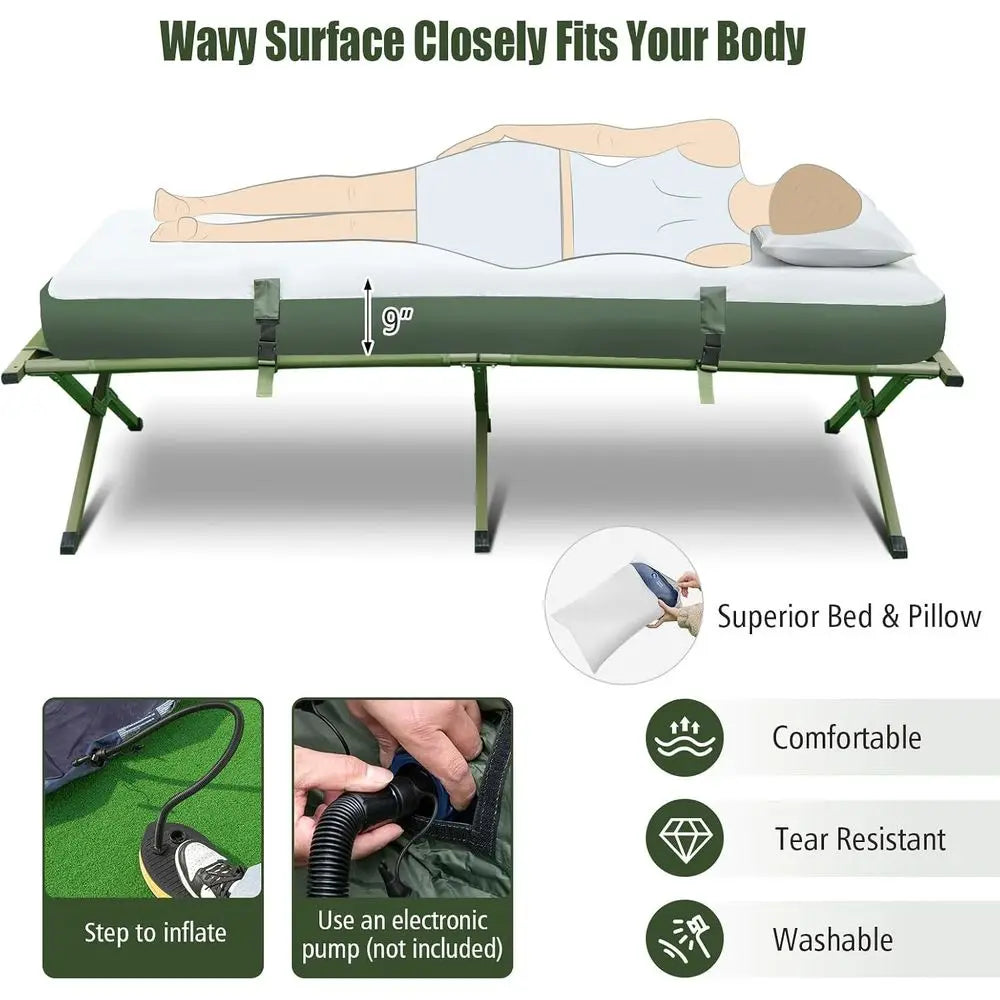 All-in-One Tent Cot Set