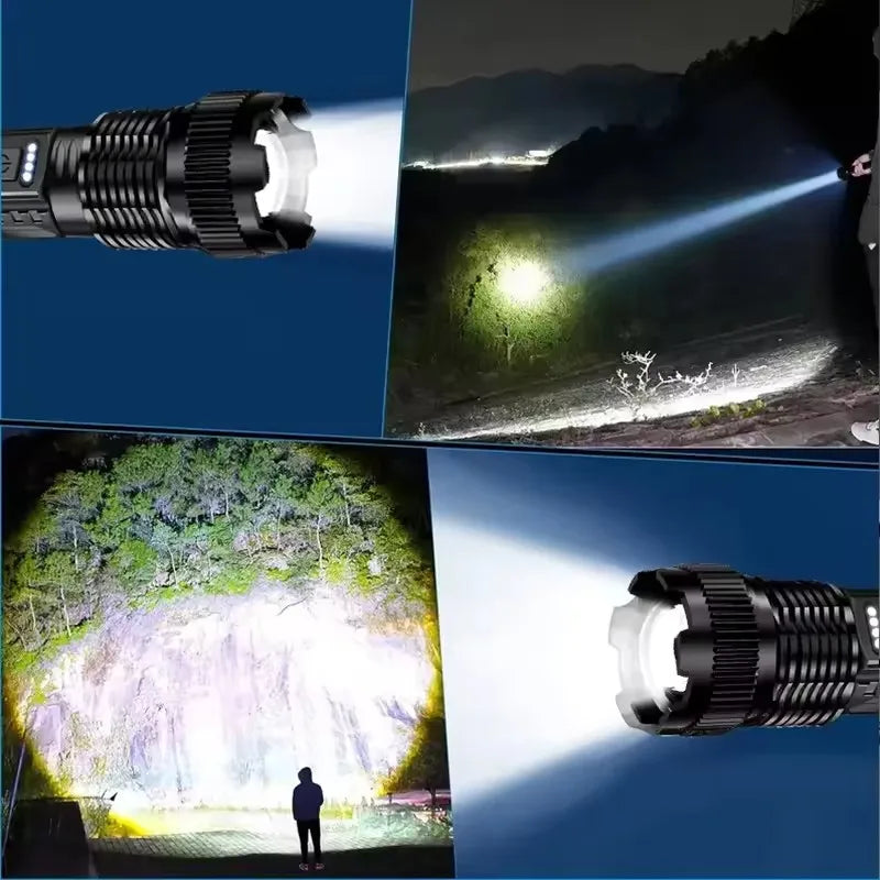 2-Piece High-Power LED Flashlight Set