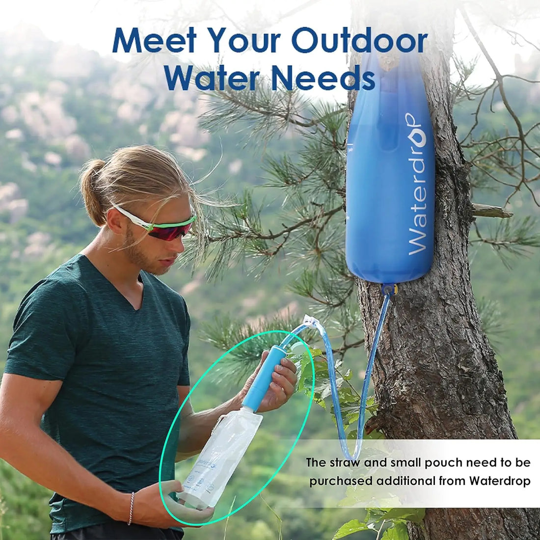 Waterdrop 1.5-Gallon Gravity Water Bag