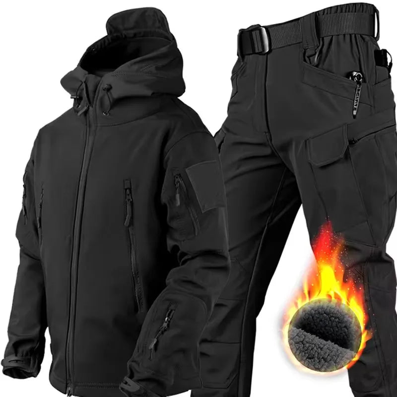Fleece Men Waterproof Suit