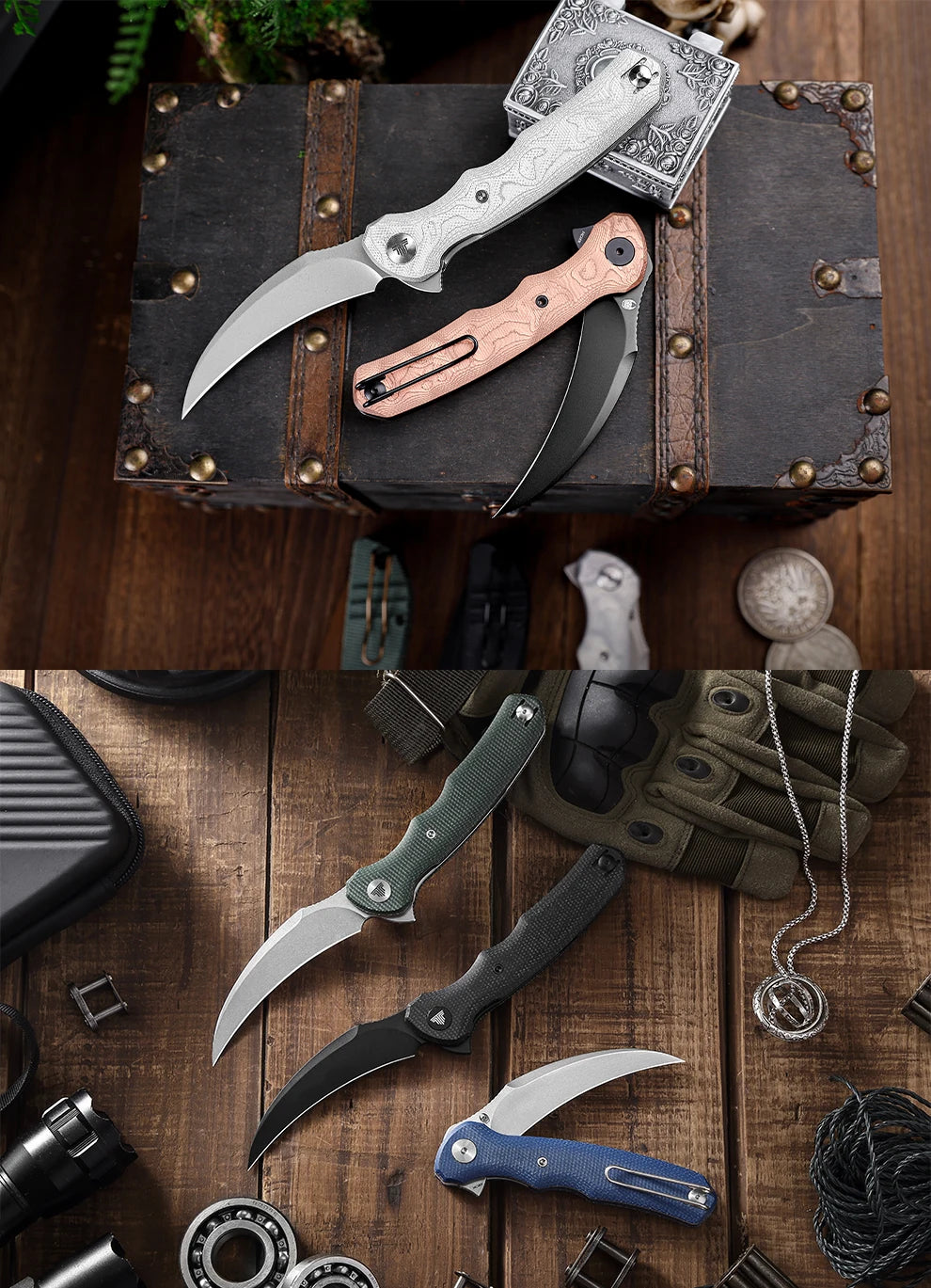 TRIVISA Lacerta Folding Pocket Knife