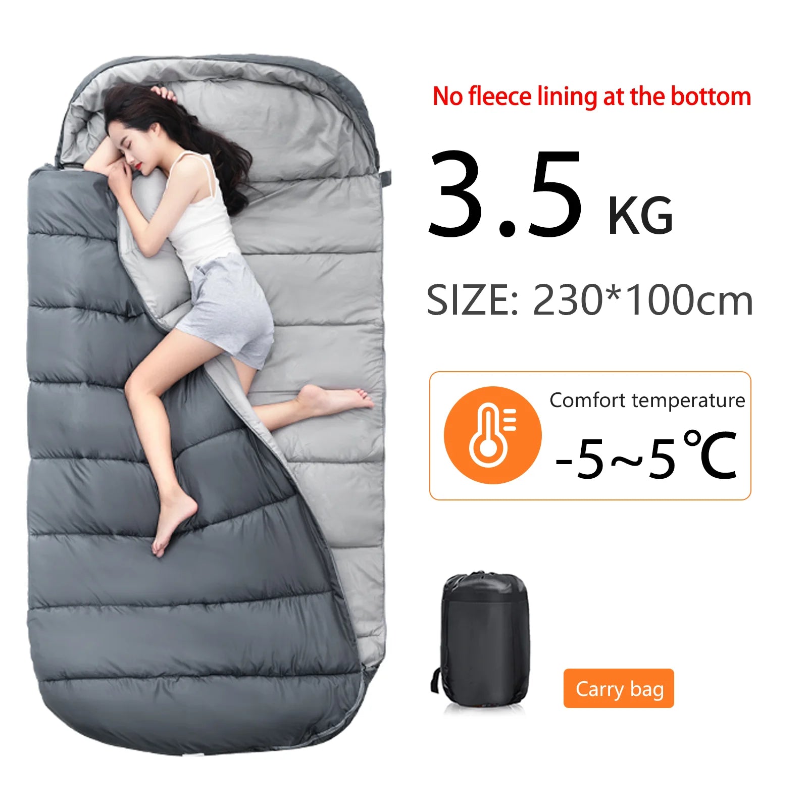 BISINNA XL Winter Sleeping Bag