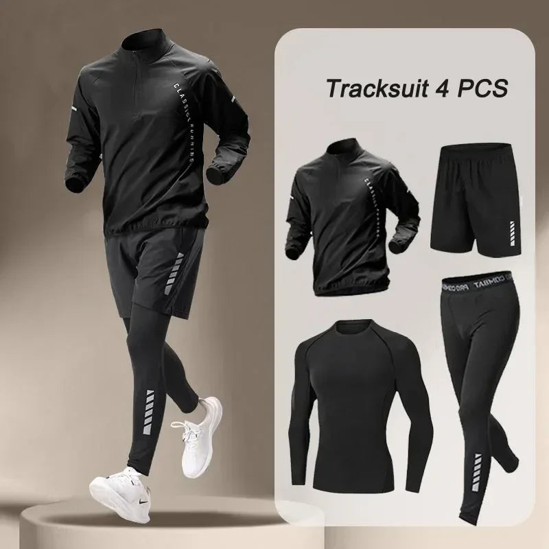 1-4 Pieces Outdoor Fitness Running Set