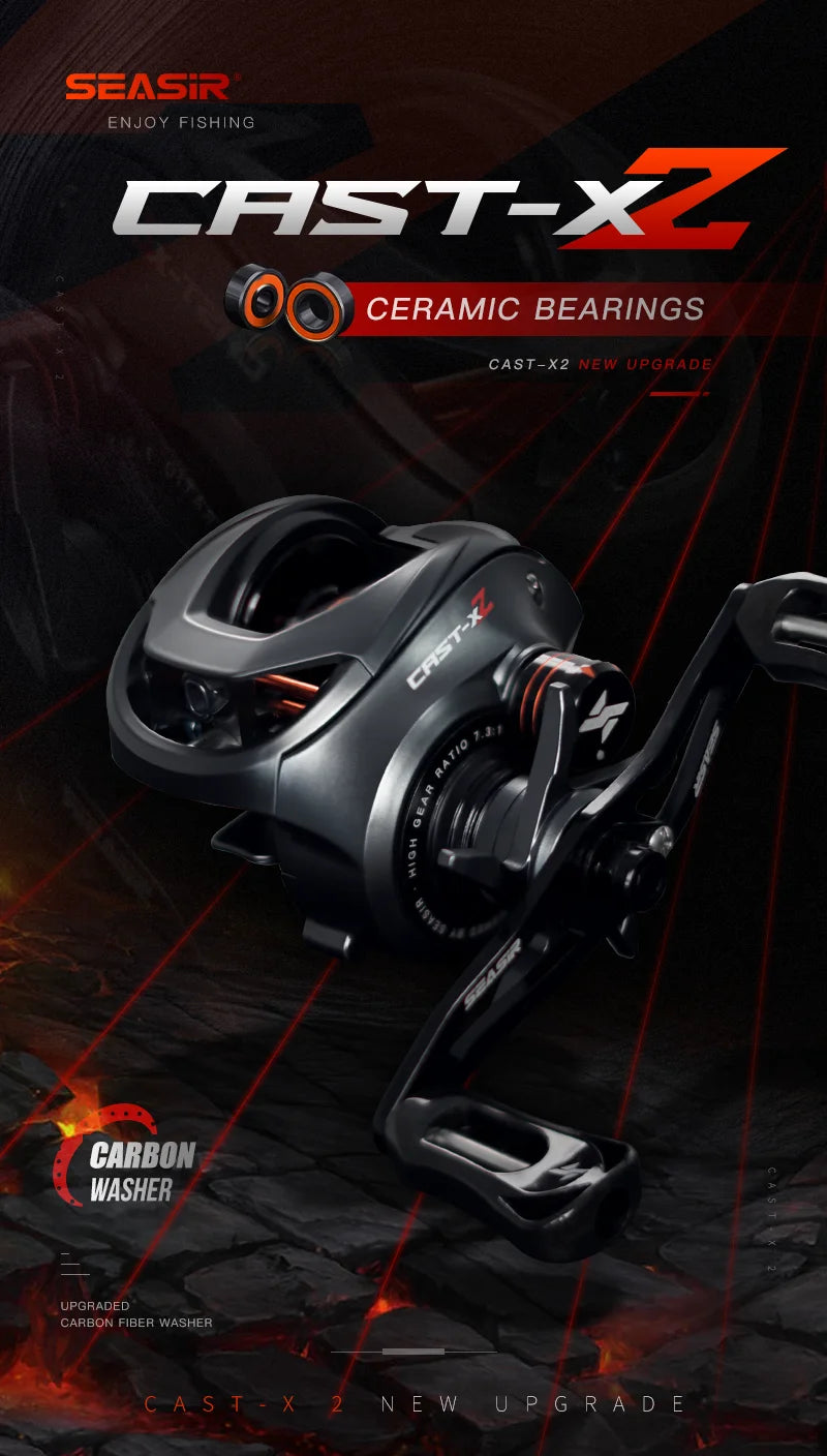SEASIR Cast X2 Baitcasting Reel