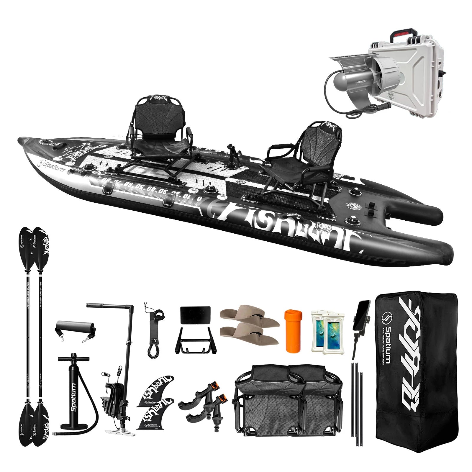 Spatium Fishing Kayak, Fishing Paddle Board