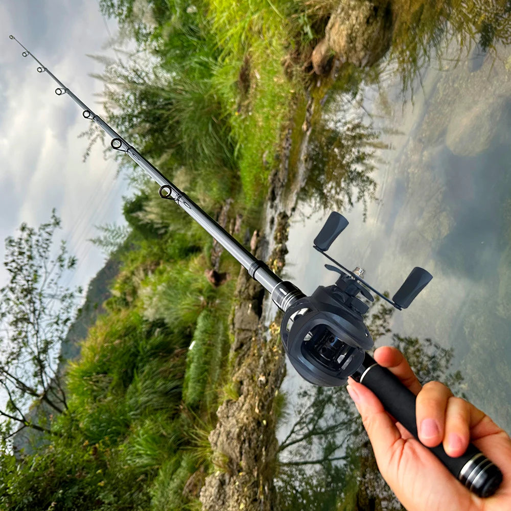 Mini Shrink 31cm Portable Fishing Rod Kit