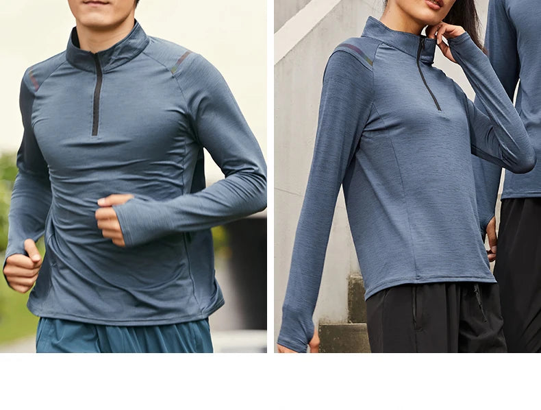 Unisex Long Sleeve Fitness Shirt  ﻿