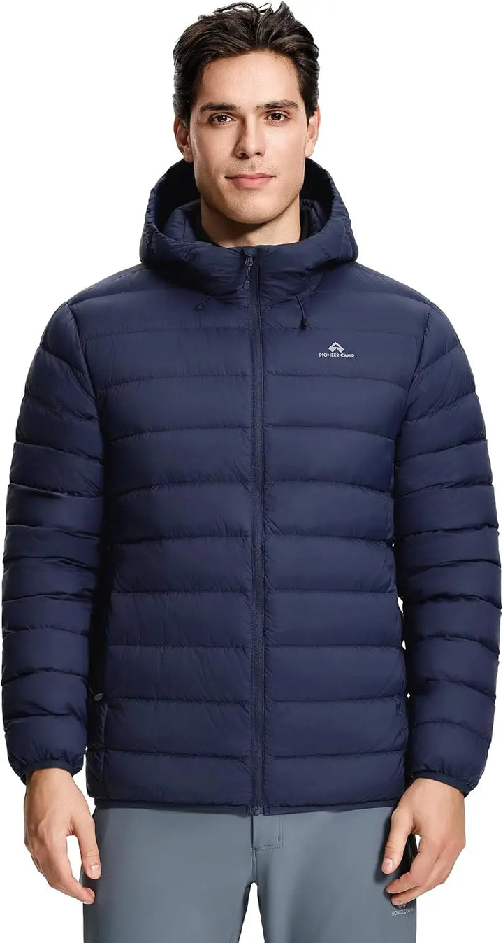 Pioneer Camp Men’s Lightweight Hooded Down Puffer Jacket