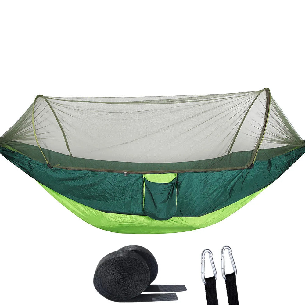 2-In-1 Camping Hammock With Mosquito Net