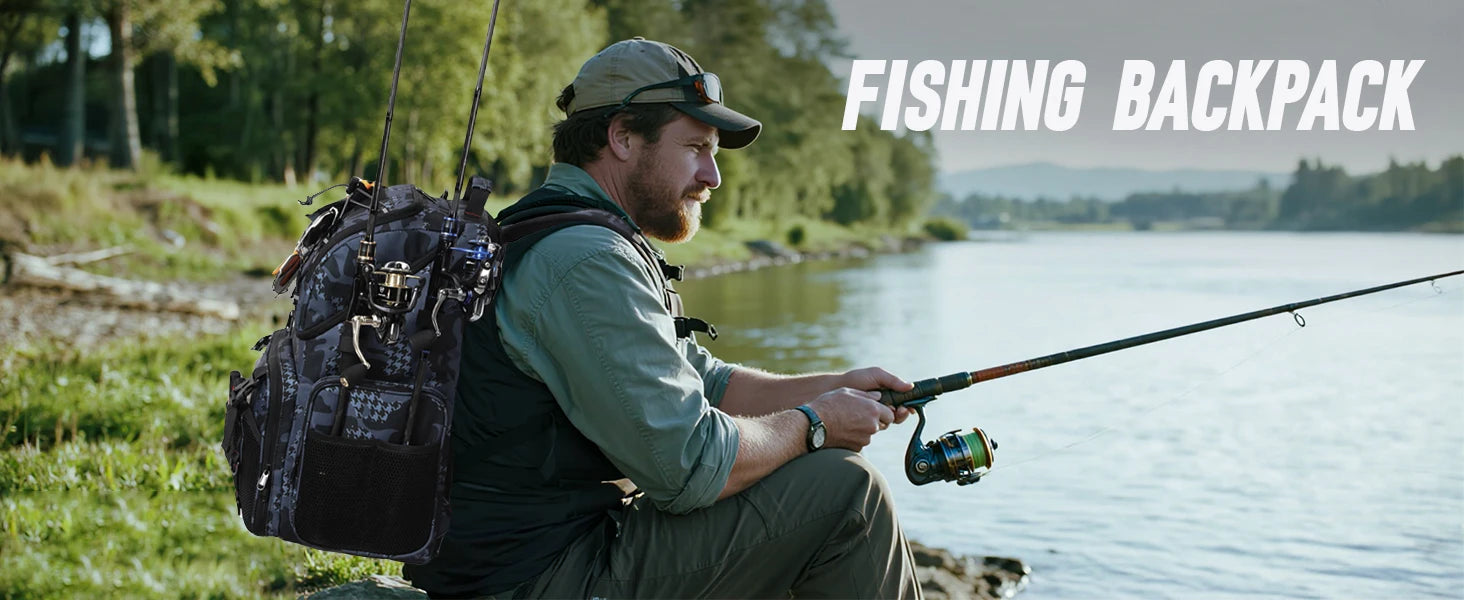 Fishing Backpack 45L Cooler Tackle Bag