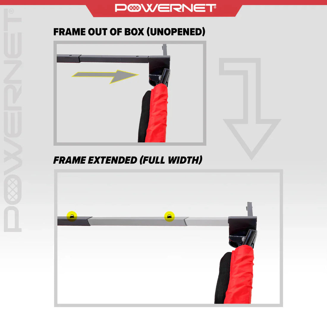Powernet Portable 24x8 FT Soccer Goal