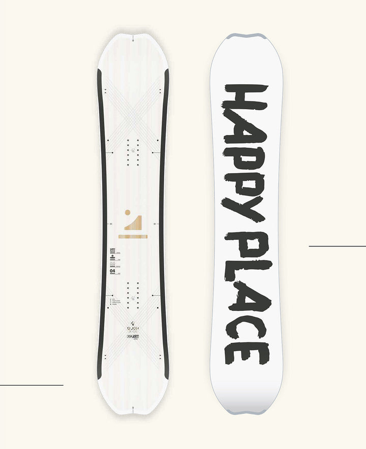 Slash by GiGi – Happy Place Snowboard (Camrock, Carbon Reinforced)