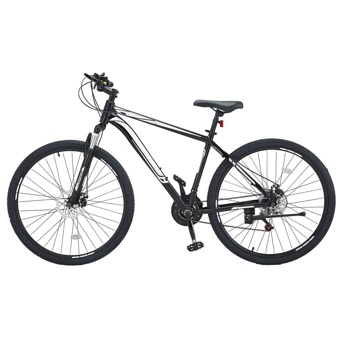 Mountain Bike, 29 inch MTB Bicycle with Front Suspension, 21 Speeds SHIMANO Twist Shifting, Comfort Saddle, Dual Disc Brakes, Aluminum Alloy Frame, Adult Sport Cycling Bicycle Trail Snow