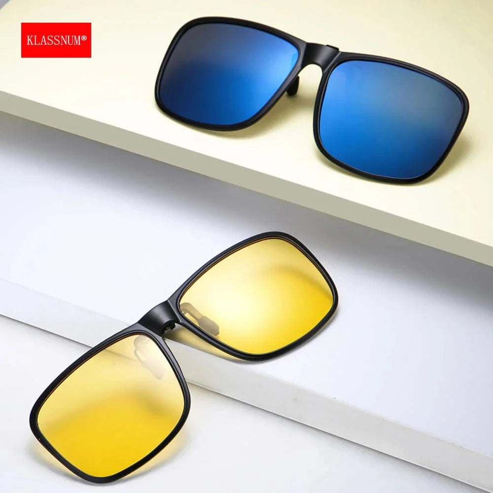 Unisex Clip-On Polarized Sunglasses – UV Protection