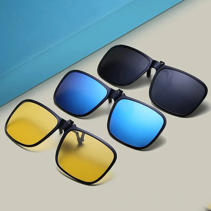 Unisex Clip-On Polarized Sunglasses – UV Protection