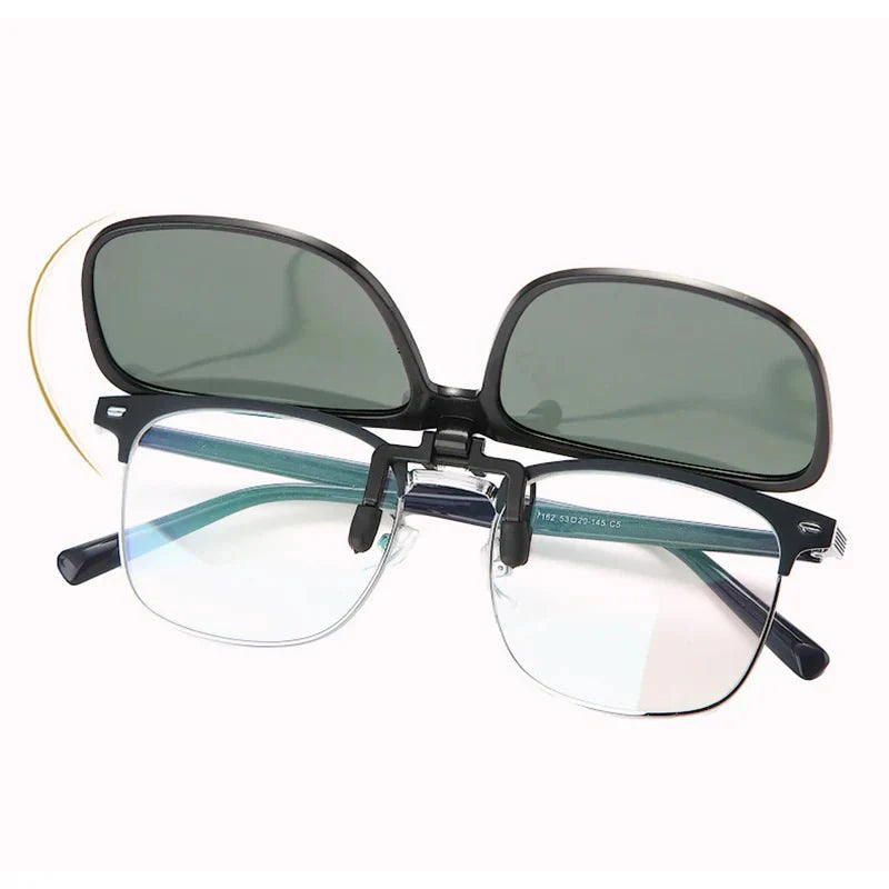 Unisex Clip-On Polarized Sunglasses – UV Protection