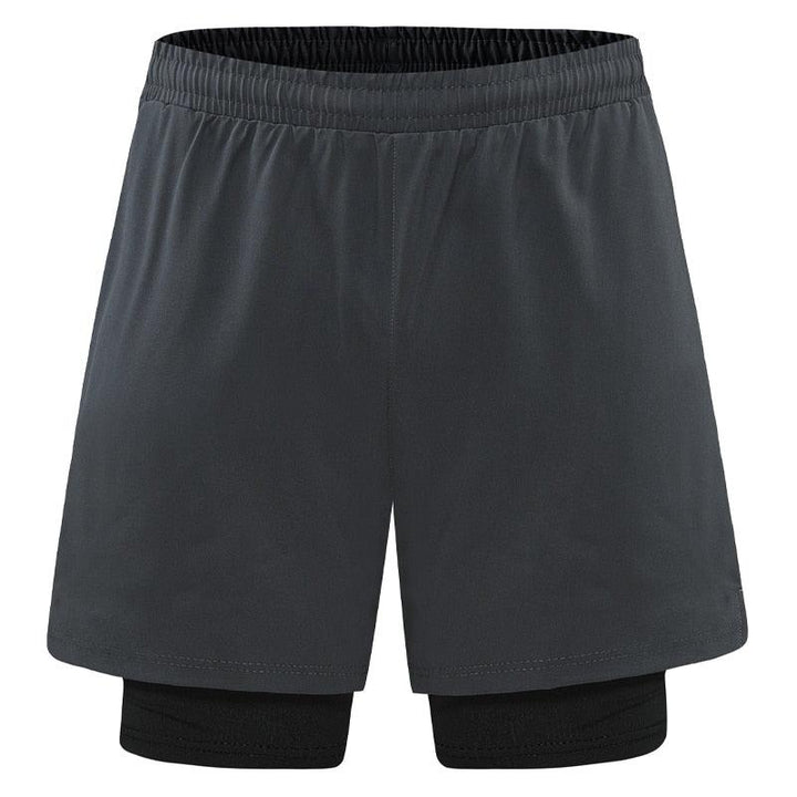 Men’s 2-in-1 Quick-Dry Running Shorts with Liner