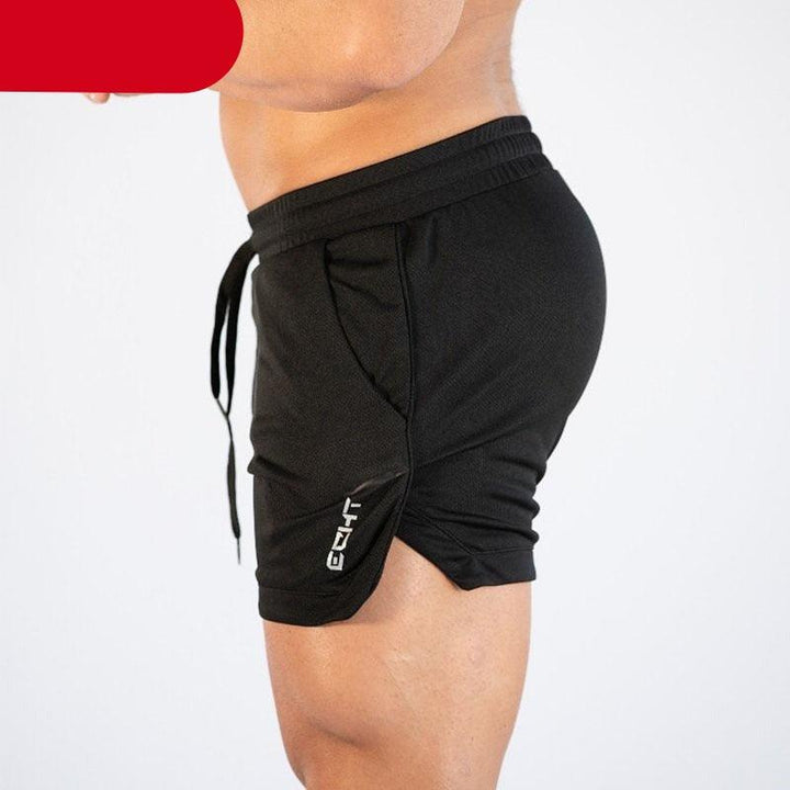 Men’s Quick-Dry Gym Training Shorts with Pockets