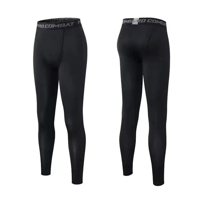 Men's Compression Tights – Cool-Dry Running & Training Leggings