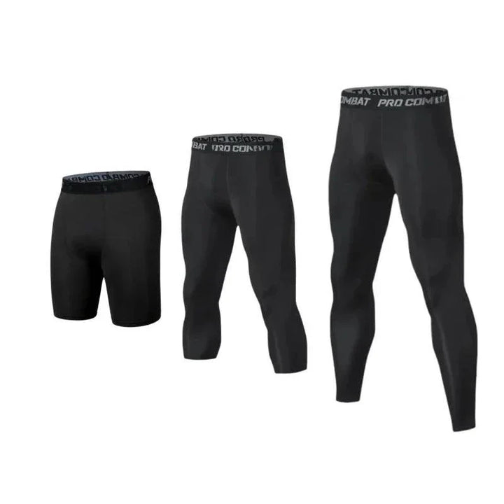 Men's Compression Tights – Cool-Dry Running & Training Leggings
