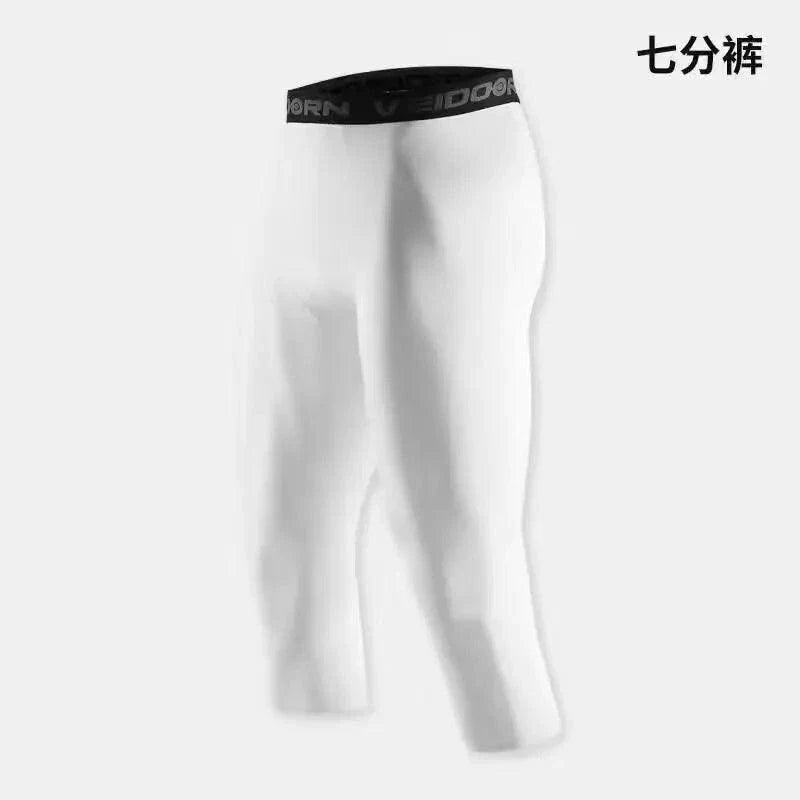 Men's Compression Tights – Cool-Dry Running & Training Leggings