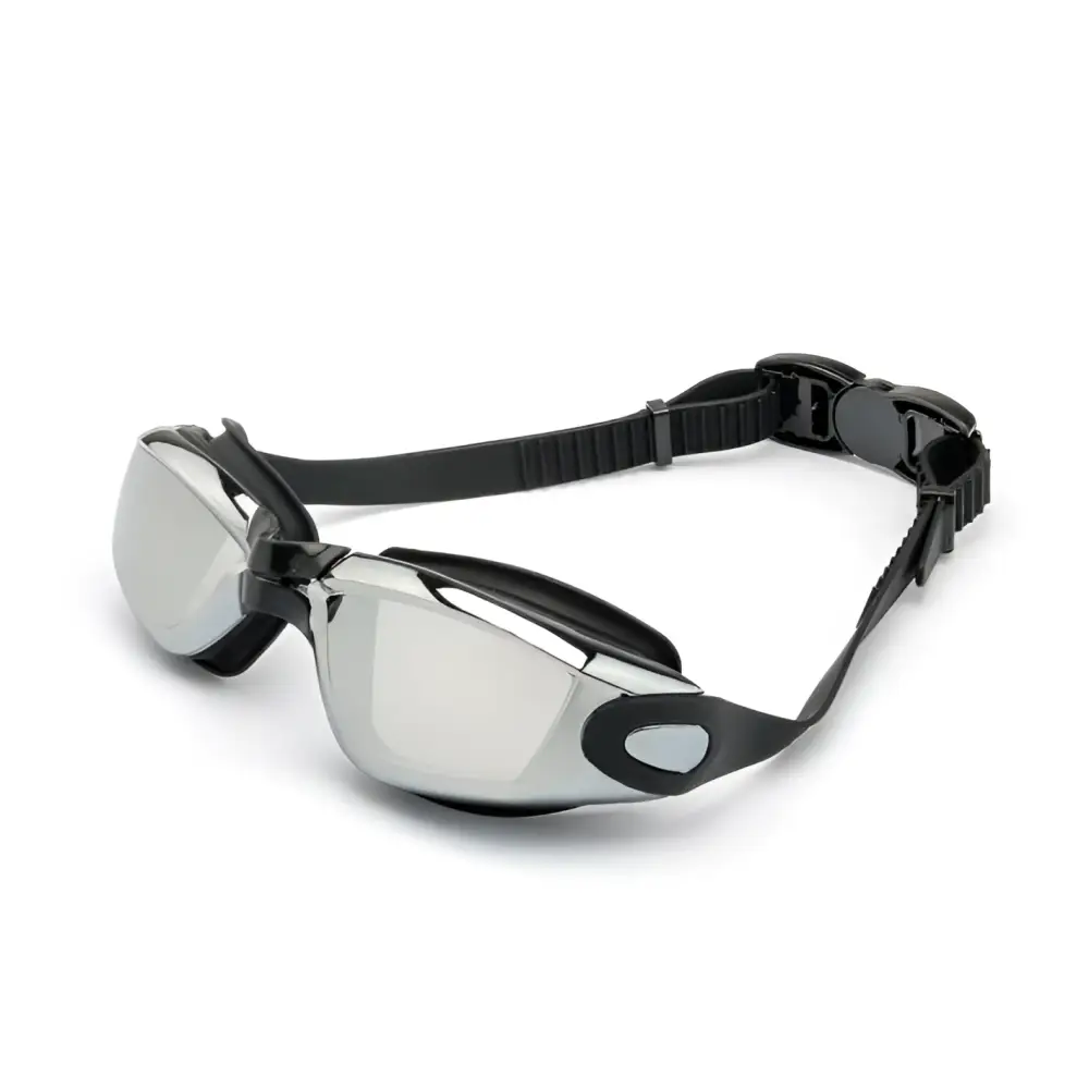 Mirrored Waterproof Swimming Goggles – UV Protection & Anti-Fog