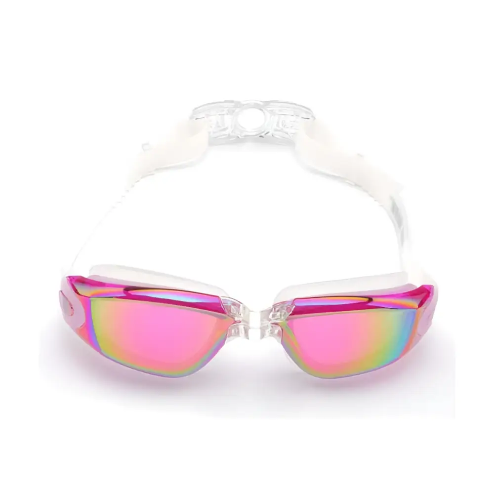 Mirrored Waterproof Swimming Goggles – UV Protection & Anti-Fog