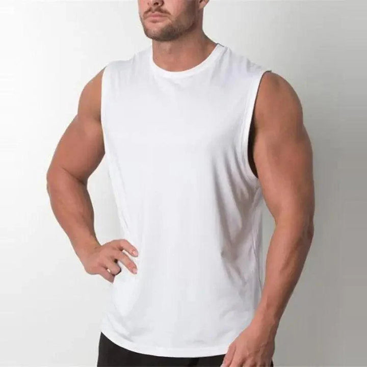 Men's Sleeveless Muscle Tank – Bodybuilding Gym Shirt